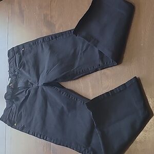 FRAME Le Crop Mini Boot in Radio Cascade Hem Black‎ Jeans Size 29 casual